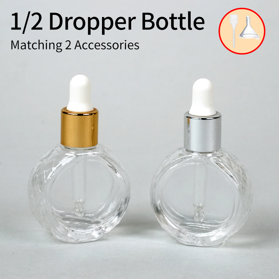 Luxury Skincare Packaging - 1/2pcs + 2 Accessories 10ml Flat