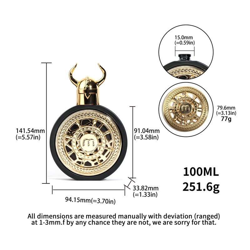 Perfume Bottle 100ML Luxury Em - Luxury Skincare Packaging 评论和价格