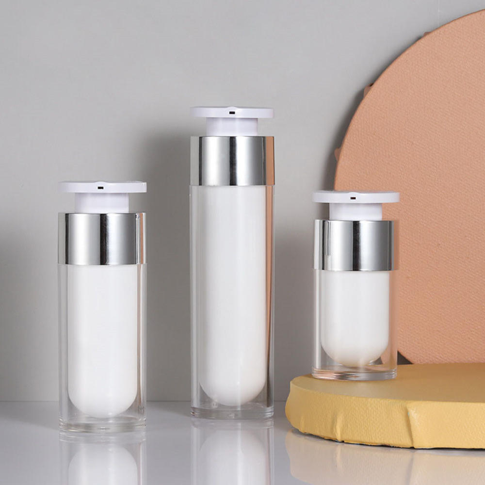 15/30/50ml Pearl White Acrylic - Luxury Skincare Packaging 评论和价格