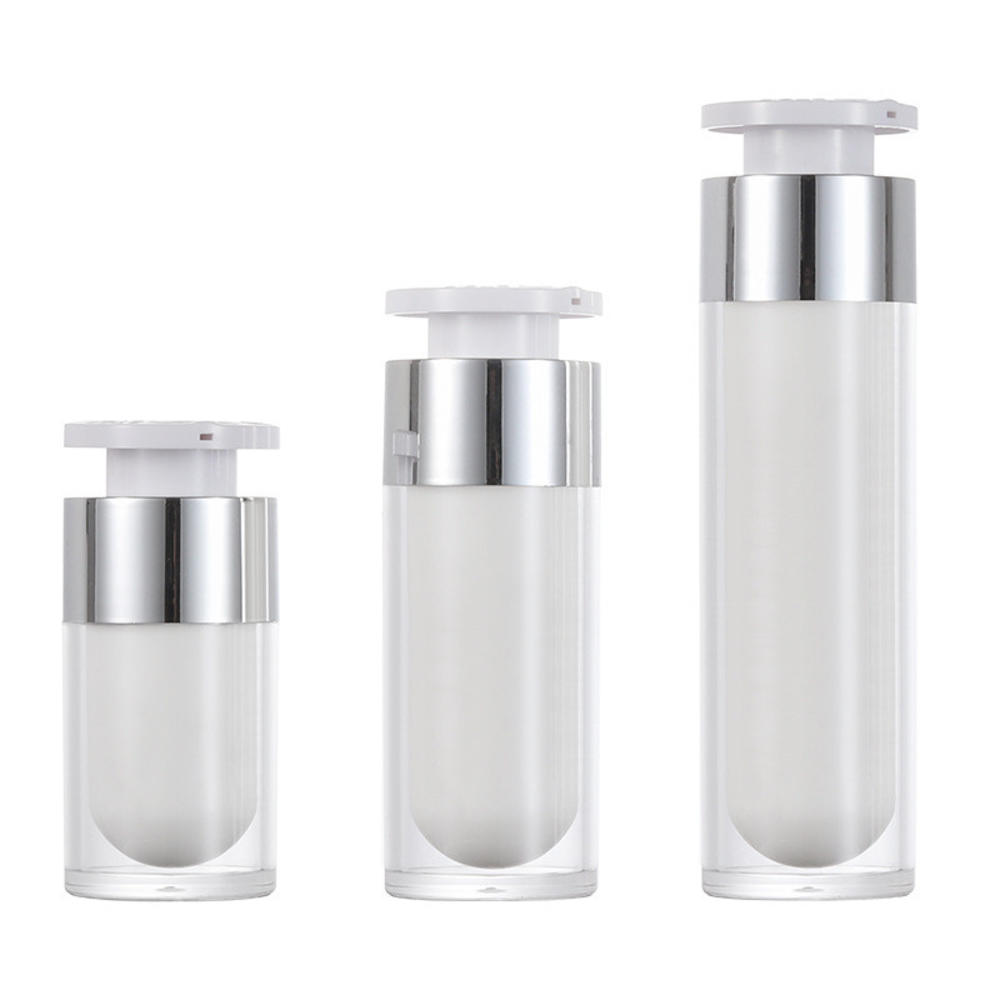 15/30/50ml Pearl White Acrylic - Luxury Skincare Packaging 评论和价格