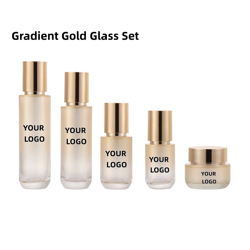【Logo Custom】1Pcs Gradual Gold - Luxury Skincare Packaging 评论和价格