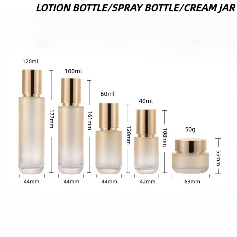 【Logo Custom】1Pcs Gradual Gold - Luxury Skincare Packaging 评论和价格