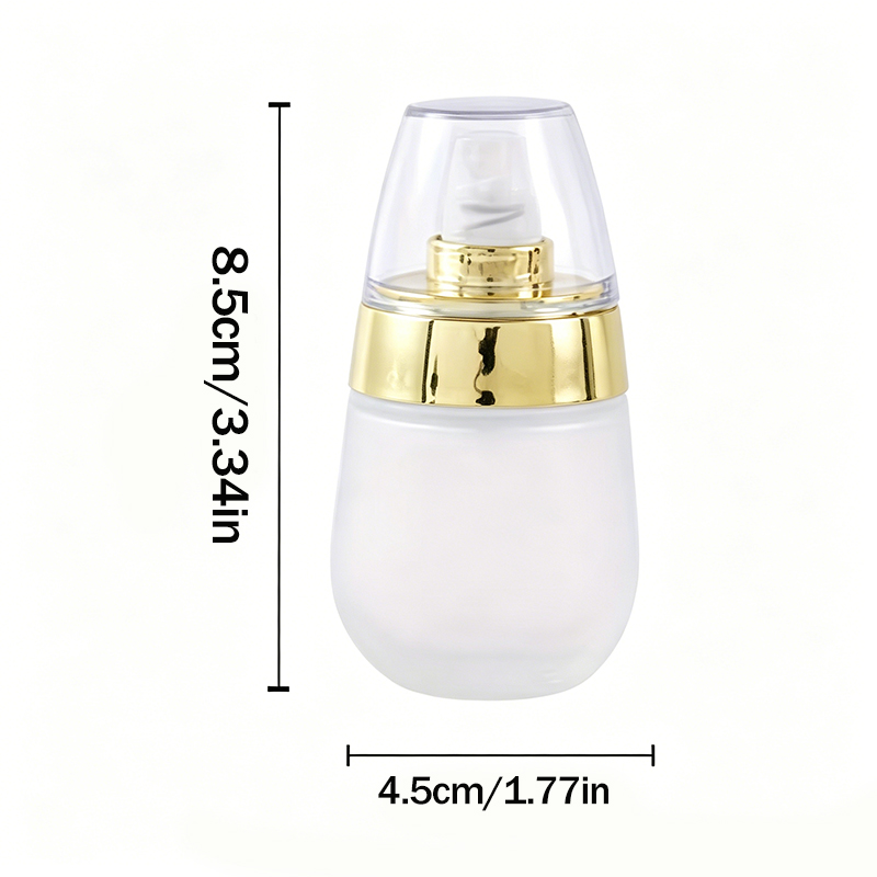 Portable Frosted Glass Dispens - Luxury Skincare Packaging 评论和价格