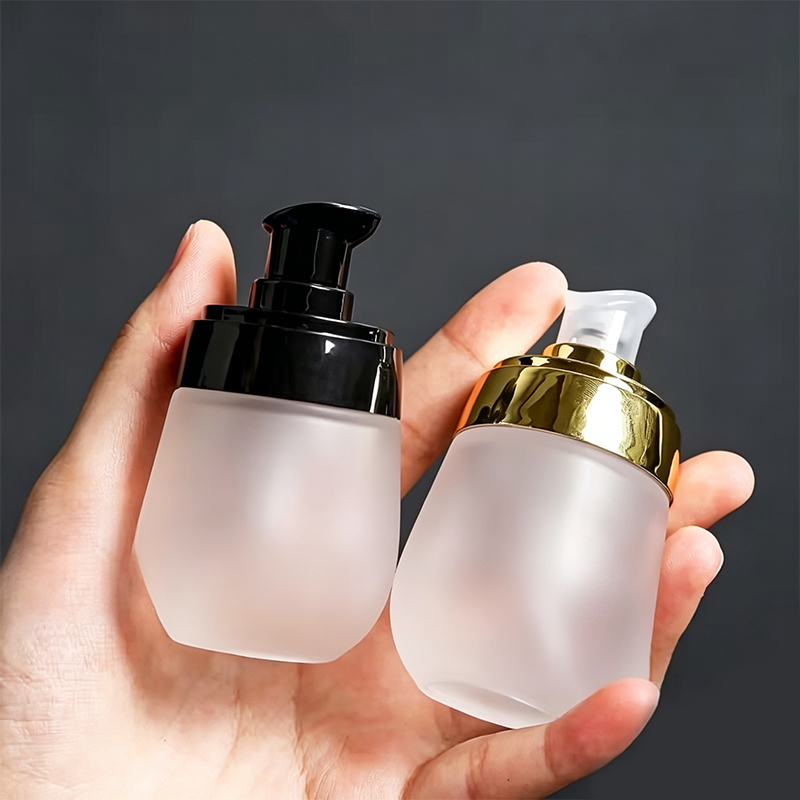 Portable Frosted Glass Dispens - Luxury Skincare Packaging 评论和价格