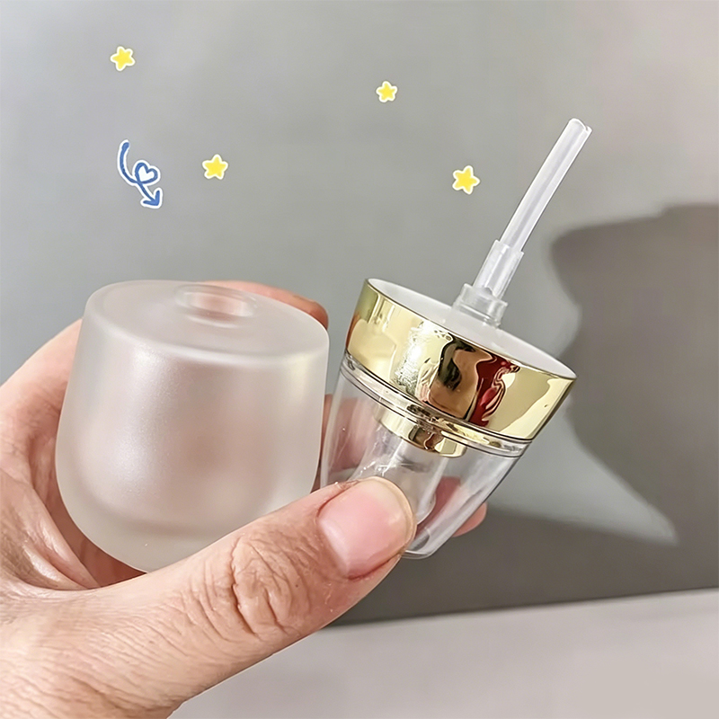 Portable Frosted Glass Dispens - Luxury Skincare Packaging 评论和价格